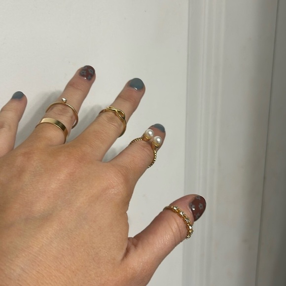 Bohemian Gold Ring Set 💛 Lot 11 - Picture 3 of 4